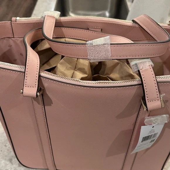 NWT Kate Spade Light Pink Newbury Lane Briar Tote Bag - Picture 3 of 8
